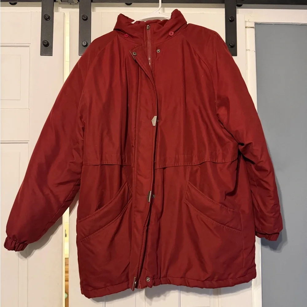 Red Puffer Jacket - Picture 1 of 3